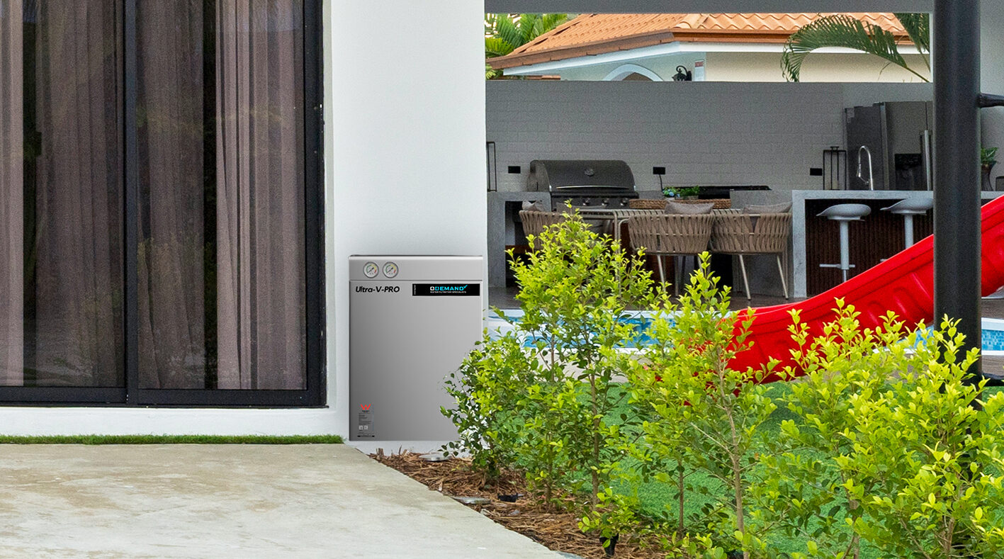 House WITH A WATER FILTER SYSTEM