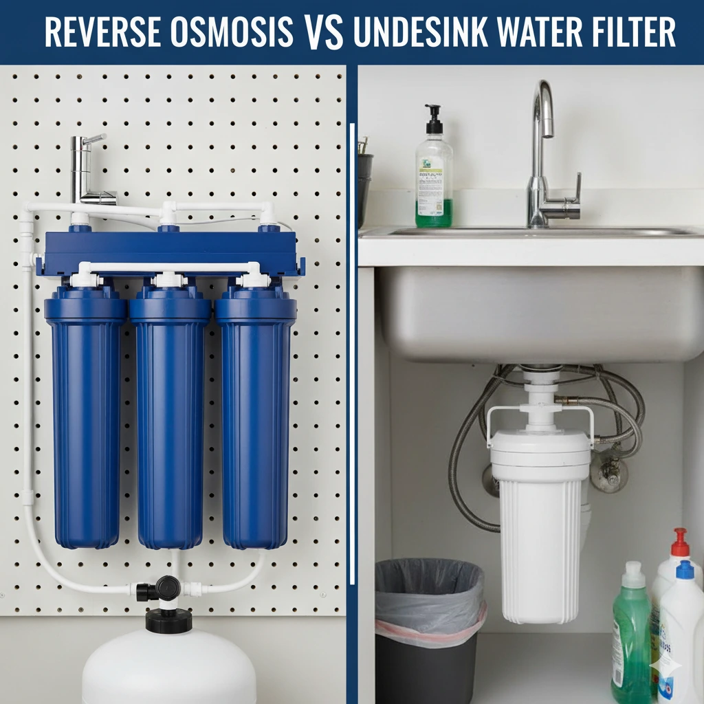 Reverse Osmosis vs Undersink Water Filter