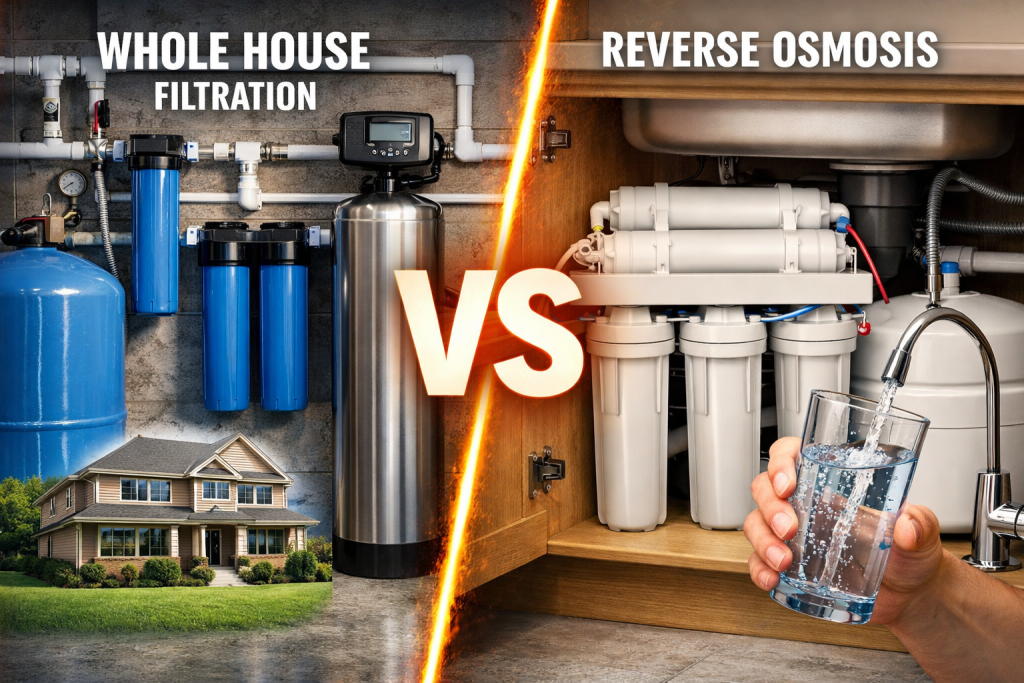 Whole House Filtration vs Reverse Osmosis